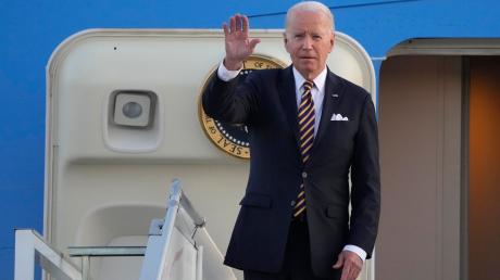 US-Präsident Joe Biden bei seiner Ankunft in Helsinki.
