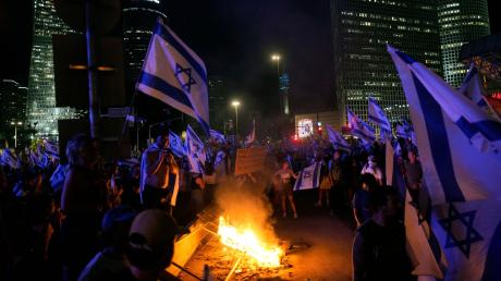 Die Proteste gegen die Justizreform in Israel ebben nicht ab. 