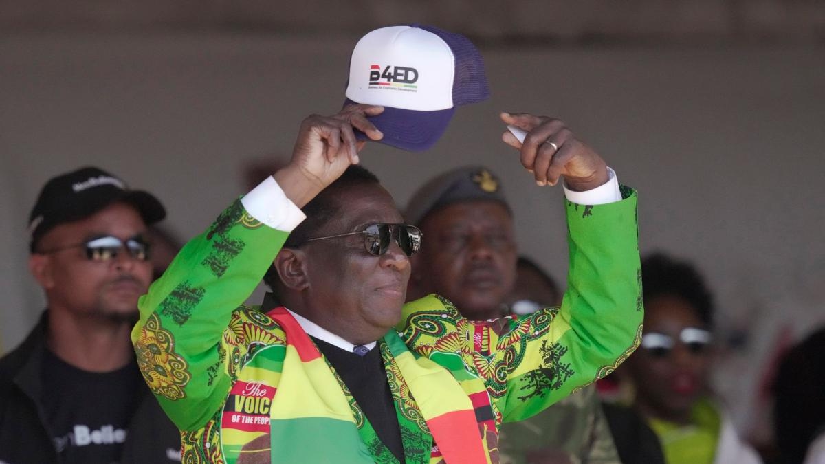 #Amtsinhaber Mnangagwa gewinnt Präsidentenwahl in Simbabwe
