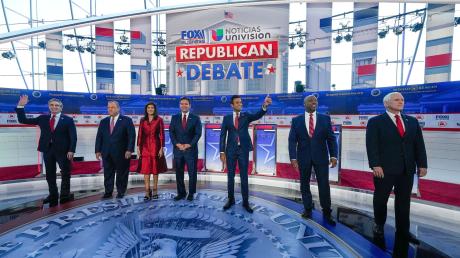Bei der TV-Debatte gelang keinem der republikanischen Präsidentschafts-Anwärter ein großer Moment.