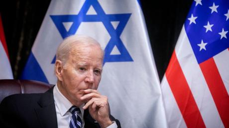 US-Präsident Joe Biden bei seinem Besuch in Tel Aviv am 18. Oktober. Die USA sind der wichtigste Verbündetete Israels.