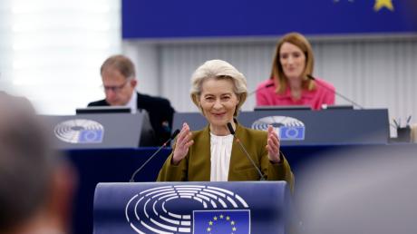 «Die Ukraine trägt für uns alle eine schwere Last auf ihren Schultern»: EU-Kommissionspräsidentin Ursula von der Leyen.