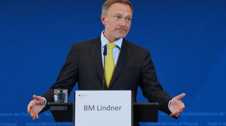 Christian Lindner steht unter Druck. Die finanziellen Möglichkeiten des Bundesfinanzministers sind begrenzt.