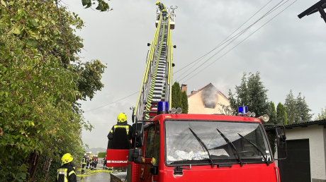 Der Dachstuhl eines Wohnhauses fing am Donnerstag in Pleß Feuer. Die verständigten Feuerwehren aus Pleß, Fellheim, Kellmünz und Altenstadt brachten den Brand schnell unter Kontrolle.