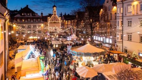 Am heutigen Mittwoch etwa öffnet der Weihnachtsmarkt in Kempten.