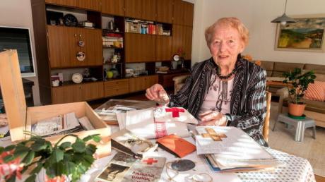 Dr. Anneliese Helmer aus Kempten zählt zu den Menschen im Allgäu, die 100 Jahre und älter sind.
