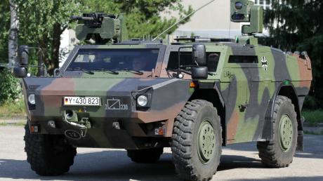 Auch der Aufklärungspanzer "Fennek" wird bei der Übung der Bundeswehr im Großraum Allgäu zum Einsatz kommen.