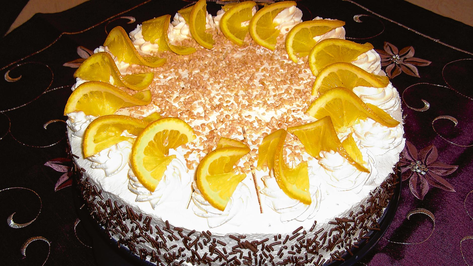 Rezept für Orangen-Schoko-Torte | Augsburger Allgemeine