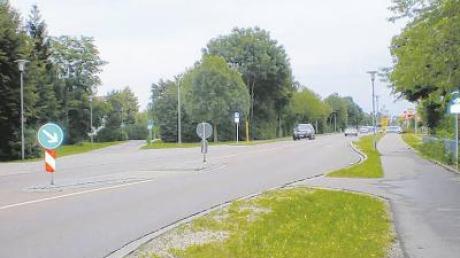 Im Frühjahr wird die Lechfelder Straße zwischen Bauhof und Kreisverkehr Donauring ausgebaut.