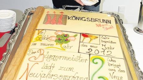 In der Vergangenheit lud Bürgermeister Fröhlich zum Neujahrsempfang samt süßen Tortenstücken – 2014 verzichtet er darauf. 