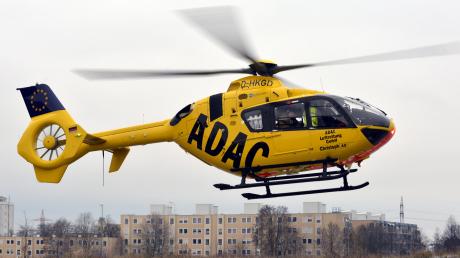 Hubschrauber Christoph 40  Höchste Luftrettungsstadion Deutschlands auf dem Dach des Klinikums