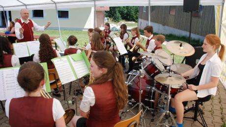 Auch die vereinseigene Jugendkapelle wirkt beim Schülerkonzert des Musikvereins Walkertshofen am Sonntag, 27. Juli, mit.  
