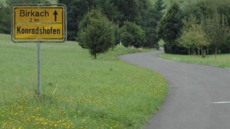 Die Straße von Konradshofen nach Birkach wurde teurer als geplant.