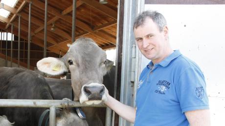Milchbauer Ferdinand Vogt sieht das Ende der Milchquote gelassen.