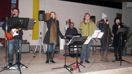 Die Gruppe „Nova Cantica“ hat den Auftakt der Reihe „30 rocks“ für junge Erwachsene in der Lagerlechfelder Kirche St. Martin umrahmt. 	