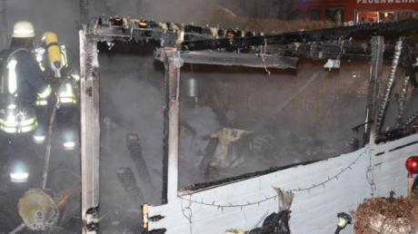 30 000 Euro Schaden entstanden bei dem Brand in Kleinaitingen. 