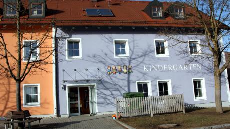 Im Hiltenfinger Kindergarten ist auch die Kinderkrippe untergebracht. 	