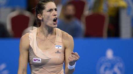 Lebt von ihren Emotionen: Die deutsche Tennisspielerin Andrea Petkovic.