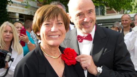 Rosi Mittermaier wird heute 65. Gefeiert wird unter anderem mit Ehemann Christian Neureuther.