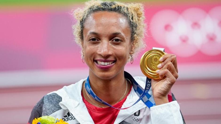 Holte Deutschlands einzige Leichtathletik-Goldmedaille: Weitspringerin Malaika Mihambo.