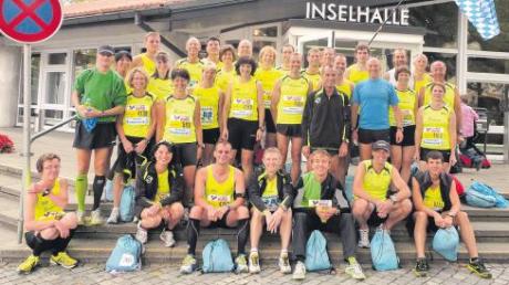 35 Läuferinnen und Läufer gingen bei der bayerischen Meisterschaft im Marathon in Lindau an den Start. Erfolgreichster Starter des SVM war Achim Zimmermann auf dem neunten Gesamtrang.  