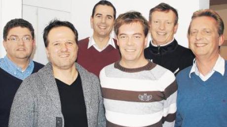 Mitglieder des neuen Vorstands: (von links) Markus Steinhart, Armin Maier, Gerd Konrad, Florian Kirschenhofer, Milan Bayerl und Christian Lebeda.