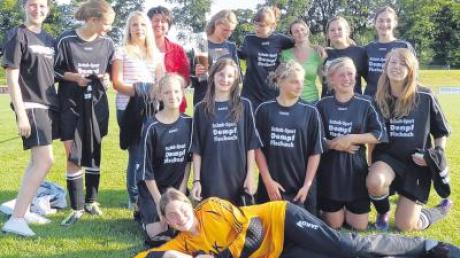 Die Mannschaft der SpVgg Langenneufnach gewann das Turnier der U15-Mädchen.