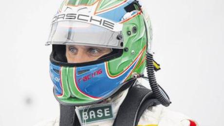 Skeptischer Blick: Der Wemdinger Porschepilot Marco Seefried schied im zweiten Rennen auf dem Red Bull Ring unverschuldet aus.  