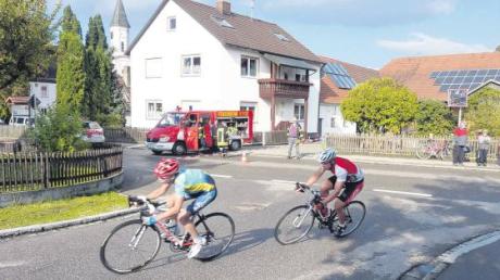 Mitten durch den Heretsrieder Ortsteil Lauterbrunn führte die Strecke beim Holzwinkel-Cup der Nachwuchsradler. 
