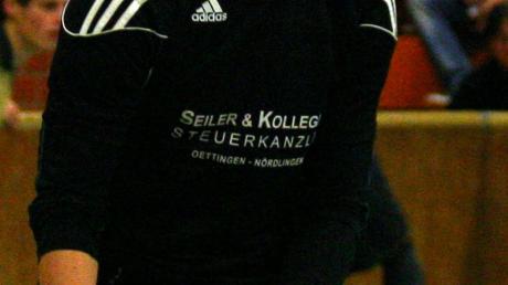 Auf ihn wartet am 30. Dezember Arbeit: Stefan Sengenberger, der Torhüter des SV Holzkirchen.  