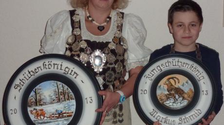 Margit und Markus Schmid sind die neuen Schützenkönige bei Hubertus Reichertshofen. 