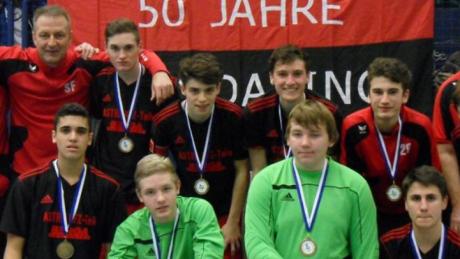 Platz vier erreichte die B-Jugend des TSV Dasing bei der Hallenmeisterschaft des Kreises Augsburg. 