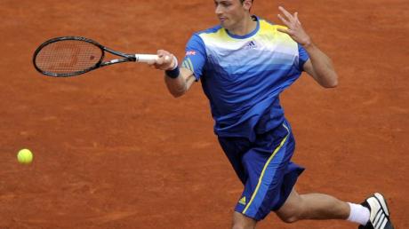 Daniel Brands setzte den haushohen Favoriten Rafael Nadal mächtig unter Druck.