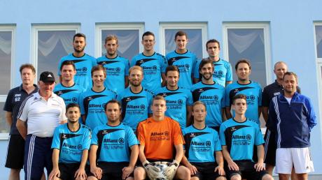 Mannschaft Fußball FC Königsbrunn vor der Saison Photo: Verein