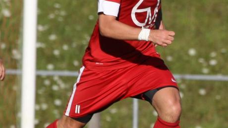 Trifft mit dem TSV Wertingen heute auf seinen Ex-Verein, die SSV Glött: Torjäger Christoph Bronnhuber. 
