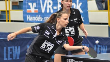 Neuzugang Maria Krazelov überzeugte bei ihrem Debüt im Trikot des TTC Langweid nicht nur im Doppel mit Katharina Schneider. Auch im Einzel spielte die 19-jährige Slowakin frech auf. 

