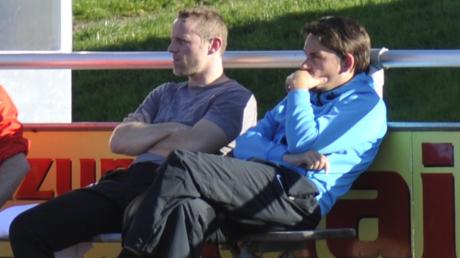Die Frage, wer in der kommenden Saison den Platz von Markus Deibler (rechts) als TSG-Trainer besetzt, überschattet derzeit den Abstiegskampf.  

