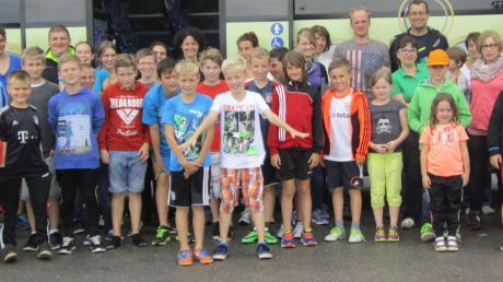 Die Jugendabteilung der SG Unterthürheim-Wortelstetten war am vergangenen Samstag im Skylinepark.  


