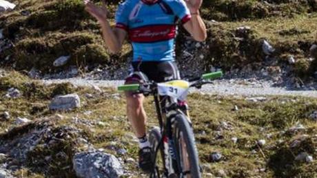 Glücklich am Ziel: Philipp Pangerl gewann in Österreich die Pfeistrophy im Karwendel-Gebirge. 
