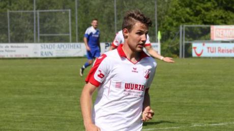 Marius Kefer traf für den FC Affing zum 1.0.