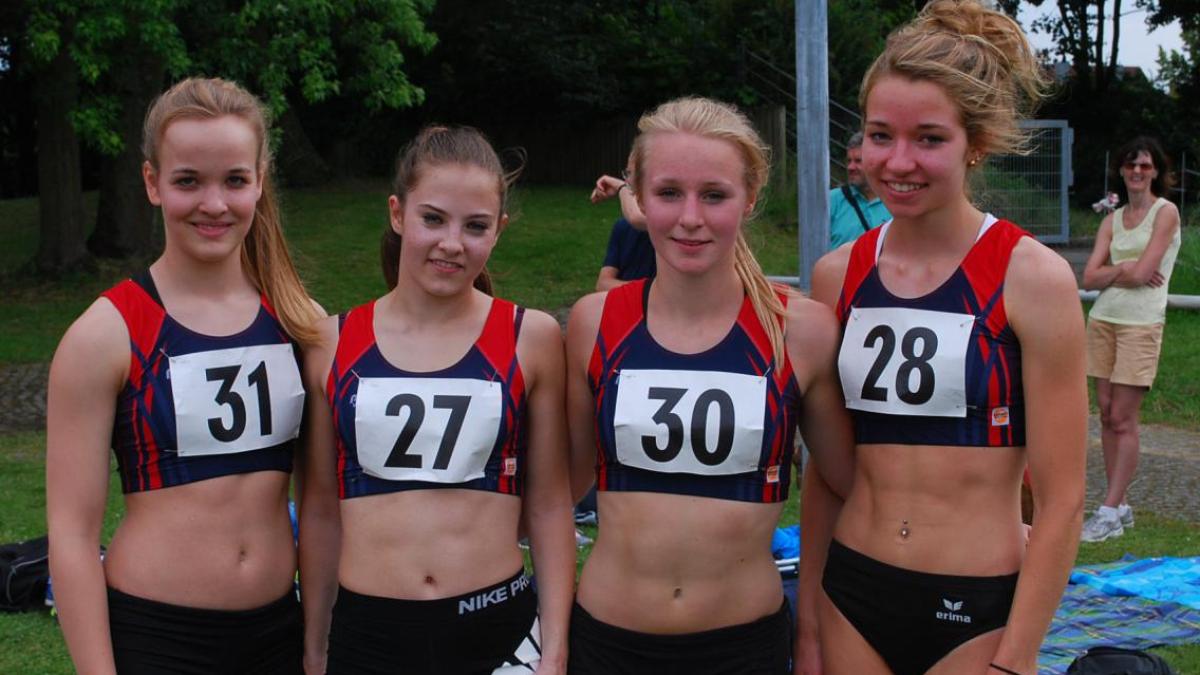 Leichtathletik Mädchen Quartett Scheitert An 17 Hundertsteln.