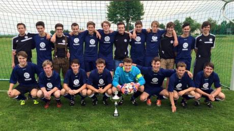 Das U19-Meisterteam der JFG Nordries.  	