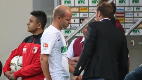 Tobias Werner musste in der 69. Minute mit einer Oberschenkelverletzung ausgewechselt werden. Er wird aller Voraussicht nach morgen in Gladbach fehlen.
