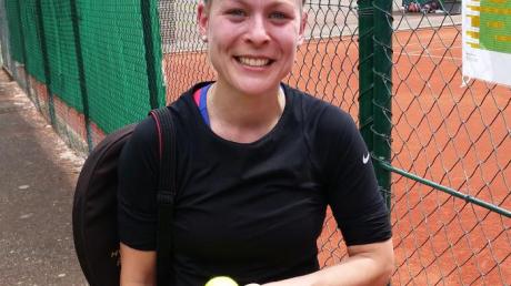 Mannschaftsführerin Anna Böhm steuerte für Harburgs Damen einen Einzelsieg zum 12:9 gegen Pöttmes bei.  	