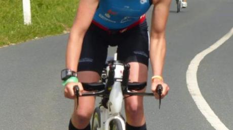 Theresa Wild musste auf der Radstrecke des Rothsee-Triathlons auch 400 Höhenmeter bewältigen. 	