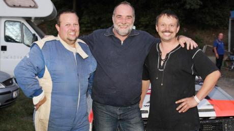Die erfolgreichsten DM-Teilnehmer des MC Kesseltal (von links): Martin Fürst, Michael Straub und der erfolgreiche Titelverteidiger Andreas Fürst.  	