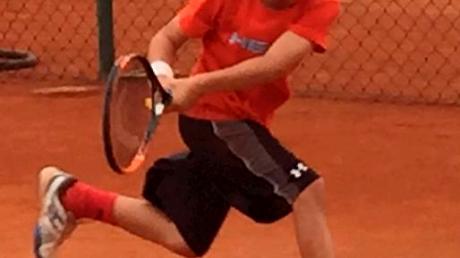 Tennistalent Max Herl. 	