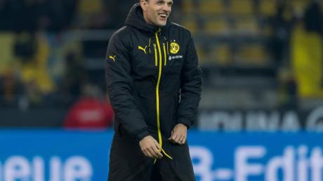 BVB-Trainer Thomas Tuchel war nach dem klaren Heimsieg erleichtert.