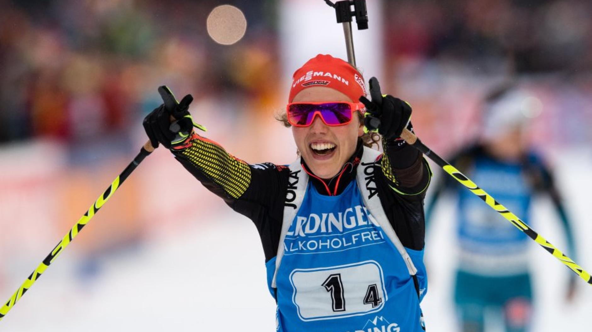 Biathlon Weltcup Ruhpolding Staffel Damen Laura Dahlmeier 