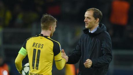"Nicht zu ersetzen" - Langzeitpatient Marco Reus (mit BVB-Trainer Thomas Tuchel) will wieder angreifen.